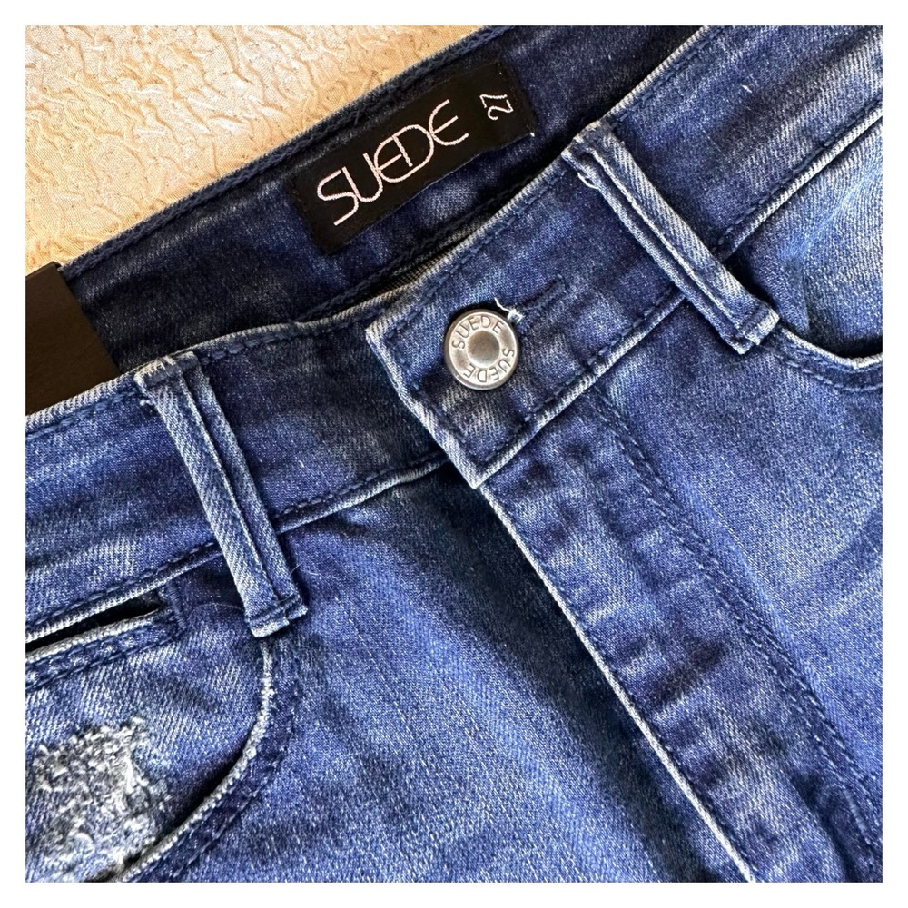 Farrah High Rise Flare Bell Bottom Jeans Size 27 NEW Y2K Inspired - Picture 10 of 12